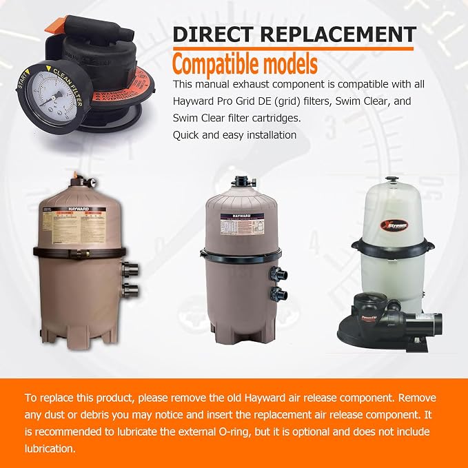 DEX2420MAR2 Air Relief Valve for Hayward DE Cartridge Sand Filters | Compatible - Image 3