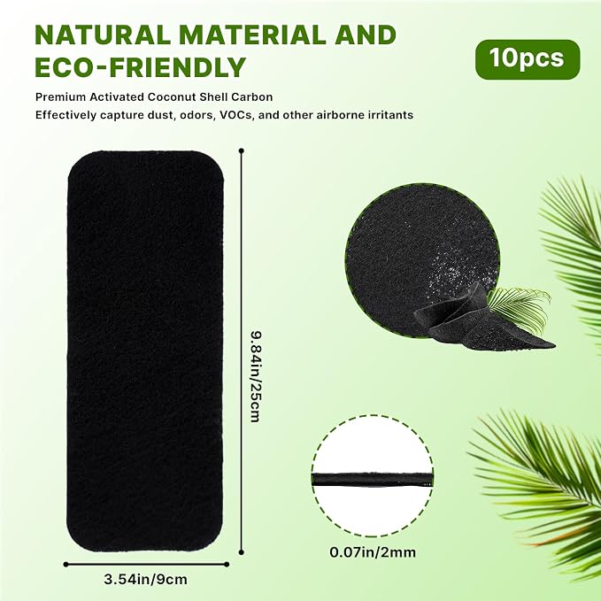 Ceiling Fan Filters for Blades, Pet Fresh Fan Blade Air Purifier Pads, - Image 2