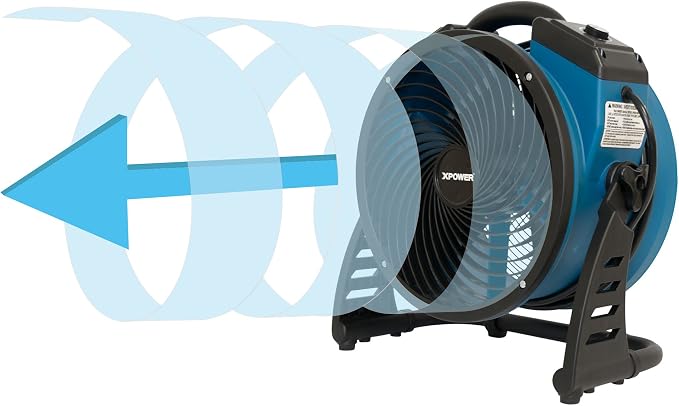 XPOWER P-26AR Industrial Axial Air Mover, Fan - Image 5