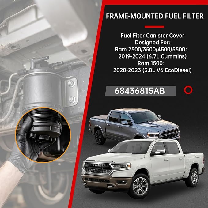 Diesel Fuel Filter Canister Cover - Image 3