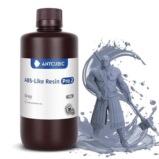 ANYCUBIC ABS-Like Resin Pro 2, Upgraded 8K 3D Printer Resin by ANYCUBIC