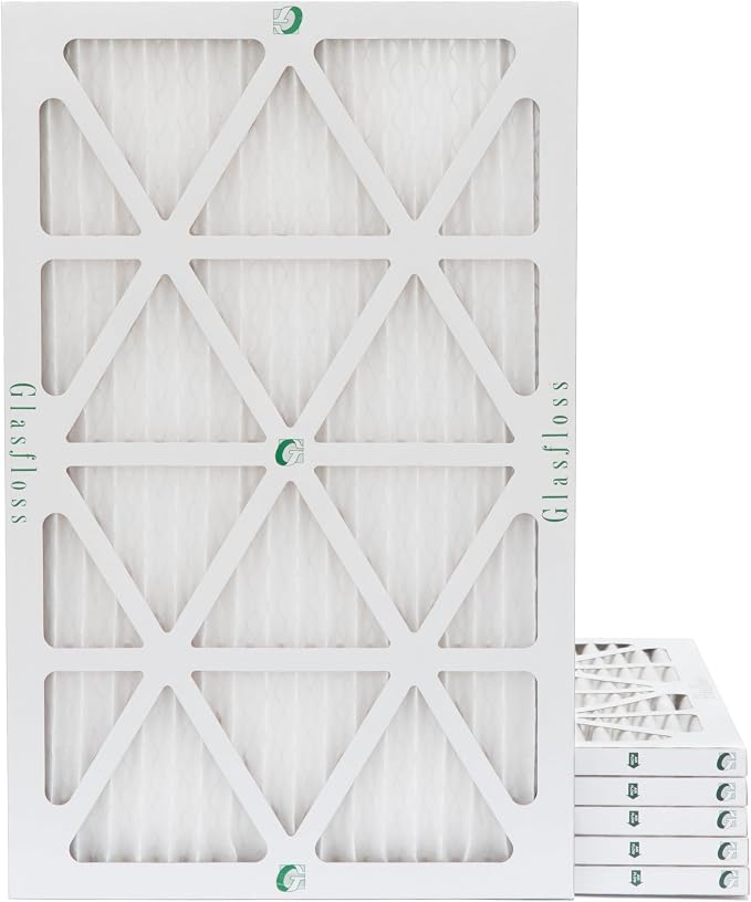 Glasfloss ZL 12x30x1 MERV 10 AC Furnace Air Filters.. Actual Size: 11-5/8 x by Glasfloss