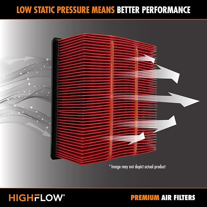 HIGHFLOW High Performance, Pre-Oiled Disposable Engine Air Filter PA99222X | - Image 5