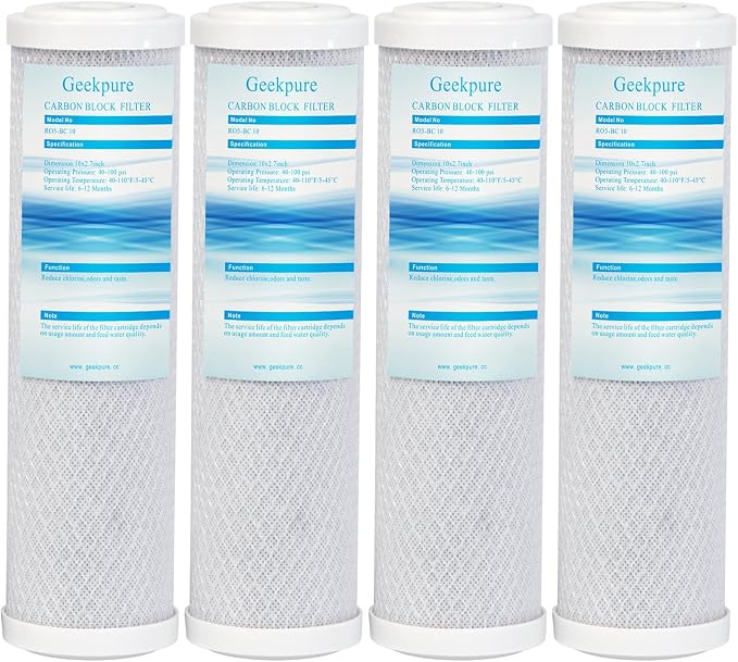 Geekpure Carbon Block Replacement Filter Cartridge by Geekpure