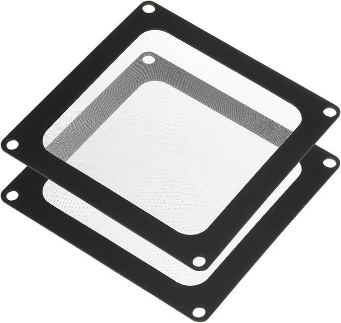 MECCANIXITY 2PCS PC Dust Filter, 90x90mm Magnetic Frame Nylon Computer Case by MECCANIXITY