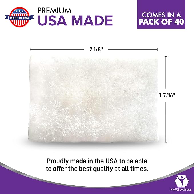 CPAP Filters Disposable Felt Pollen air Filter 40 Pack Compatible - Image 3