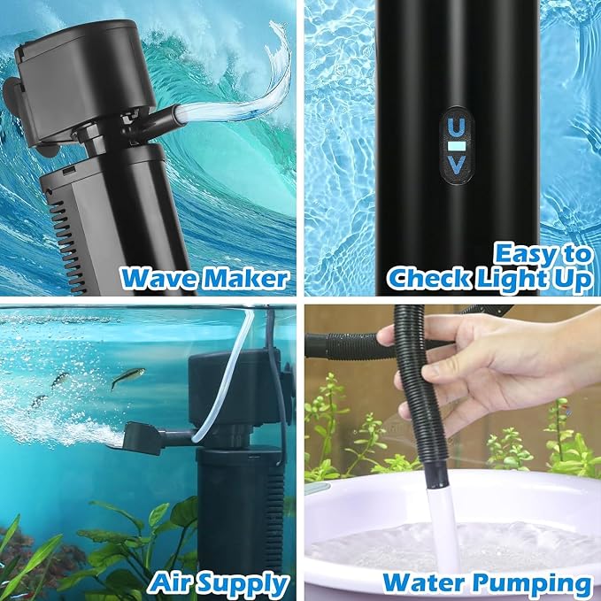 Aquarium U-V Filter 290GPH w/ Scientific Timer - Image 5
