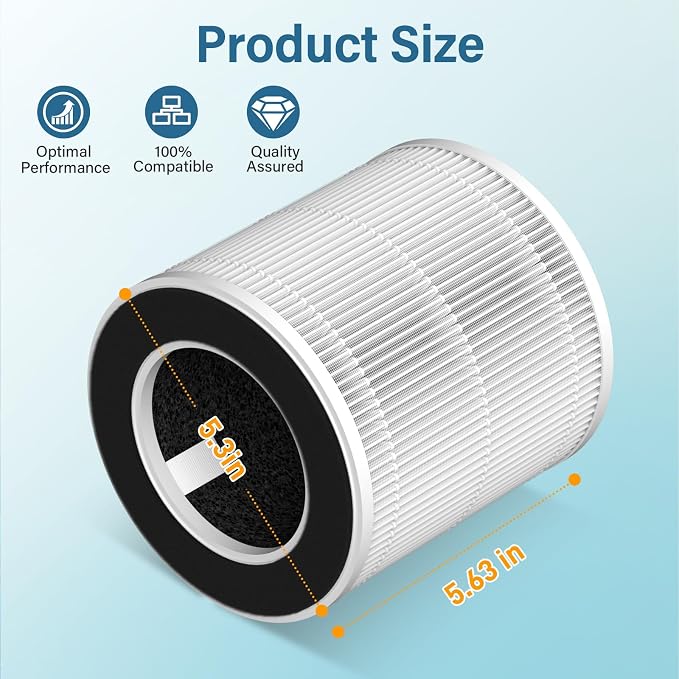 2 Pack B-D02L/M05 Replacement Filter Compatible - Image 6