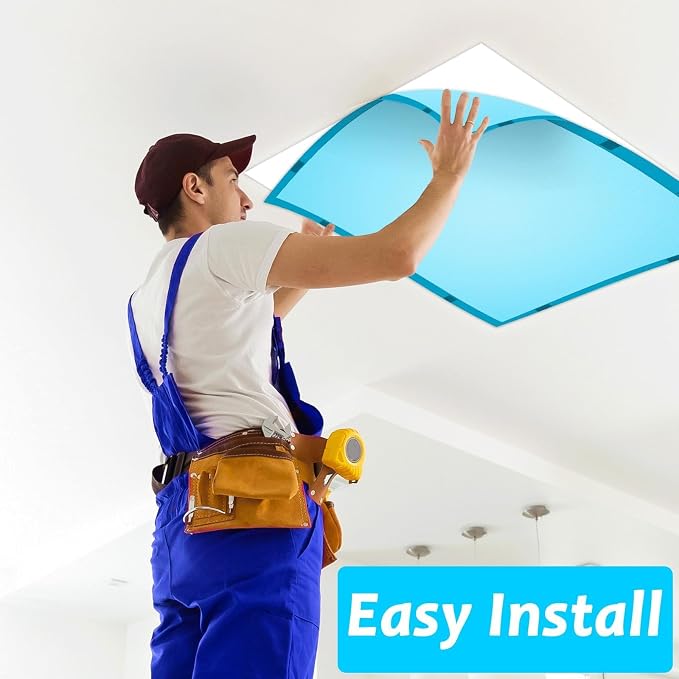 Wiooffen 2 Pcs Fluorescent Light Covers - Image 5