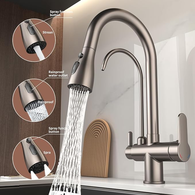 Kitchen Sink Faucet with Pull - Image 2