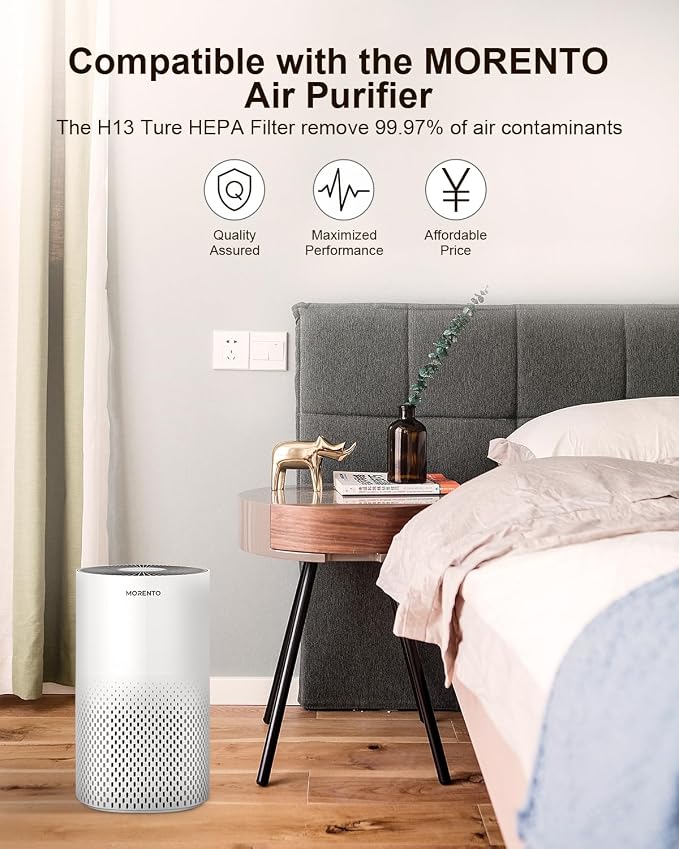 MORENTO KILO Air Purifier Replacement Filter, 3-In-1 Ture HEPA Filter - Image 5