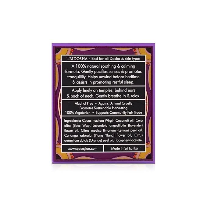 SPA CEYLON SLEEP Calming Balm | Natural Sleep Aid with Lavender & Ylang Ylang | Soothing Body Balm for Bedtime Routine | Suitable for All Skin Types