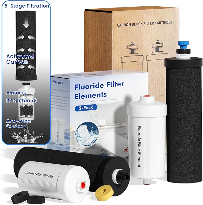 7-stage Filtration Compatible PF-2 Purification Elements Combo Pack NSF/ANSI by Joypur