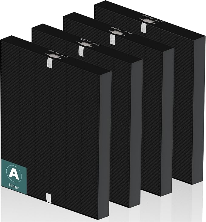 4 Pack 115115 SmokeGuard Replacement Filter A Size 21 by PETOX