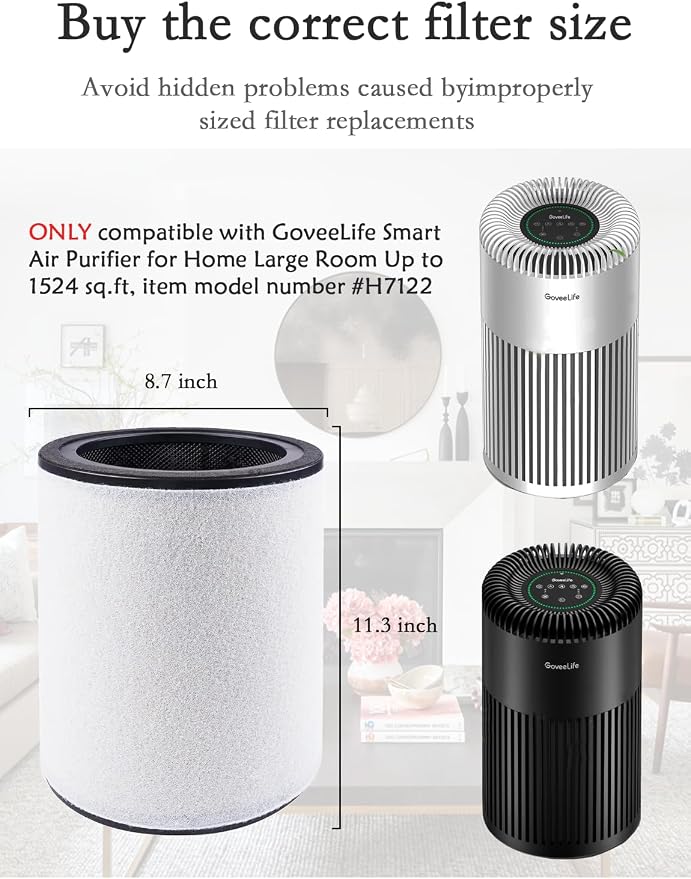 2 Packs H7122 Replacement Filters Compatible - Image 2