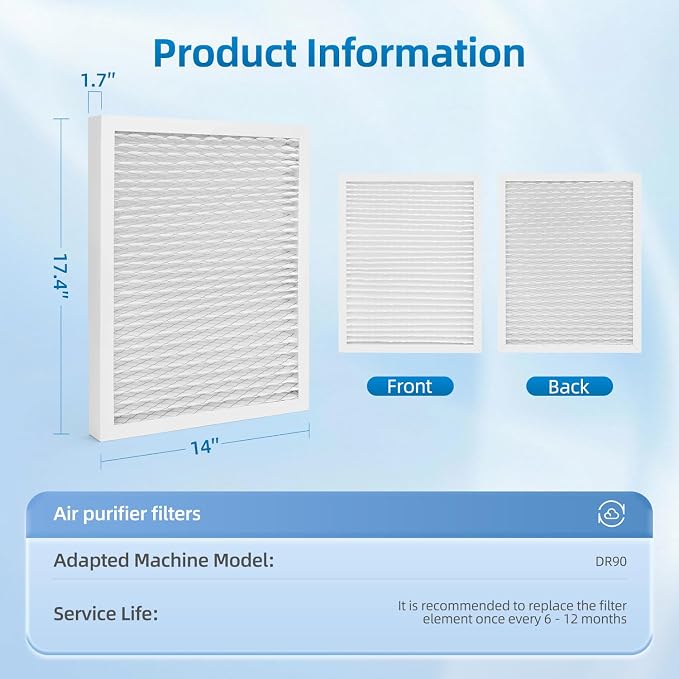 14 x 17.5 x1.75 MERV 13 Replacement Filter Compatible - Image 7