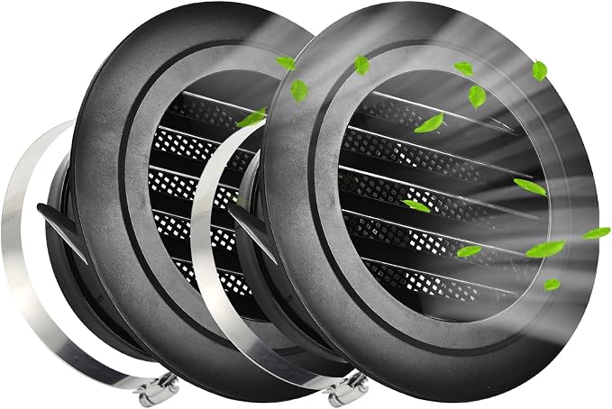 Soffit Vents 6 Inch, Round Exhaust Air Vent Cover by Unknown