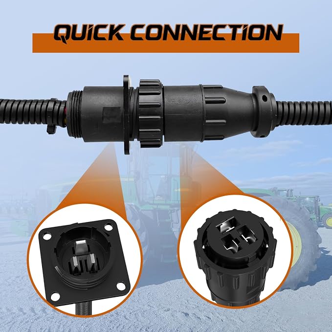 3 Pin Auxiliary Power Connector 3 Pin Auxiliary Cable Replace 187103A1 & - Image 2