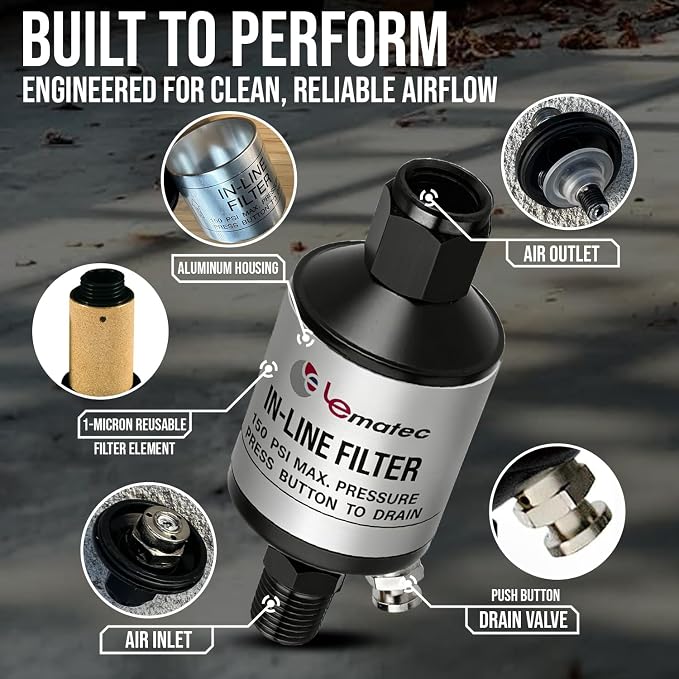 LE LEMATEC Air Compressor Water Separator - Image 2