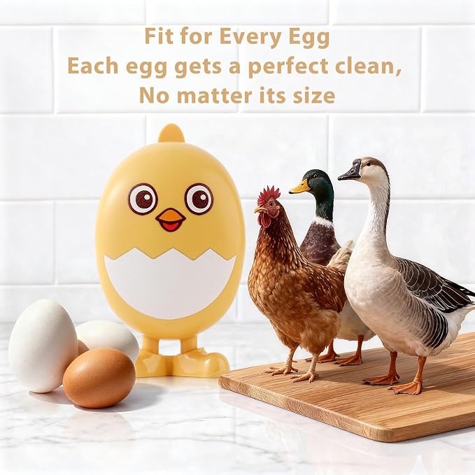 Egg Washer Cleaner for Fresh Eggs, Universal Egg Wash and Brush Scrubber for - Image 5