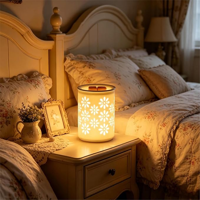 Dicimi Candle Warmer Lamp with Timer, 2-in-1 Wax Melt Warmer and Night Light - Image 2