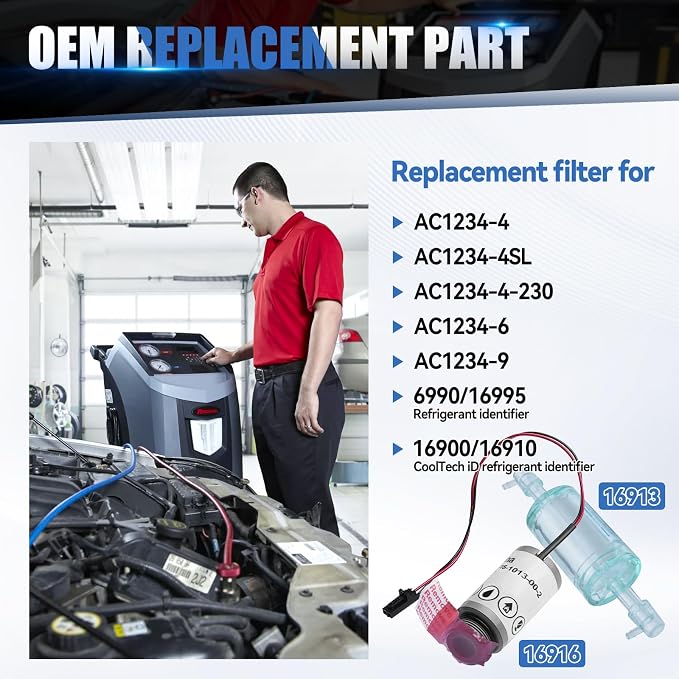 16913 Refrigerant Identifier, Replacement Filter Compatible - Image 3