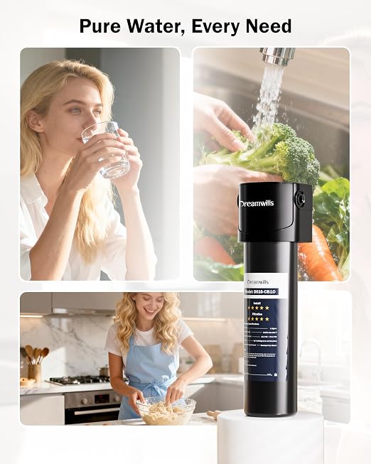 Dreamwills DS10 Under Sink Water Filter System, 1.3 GPM Direct Connect Kitchen - Image 9