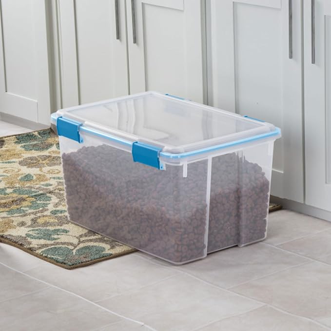 Sterilite 4 Pack Gasket Box, Weather-Resistant Storage Bins - Image 6