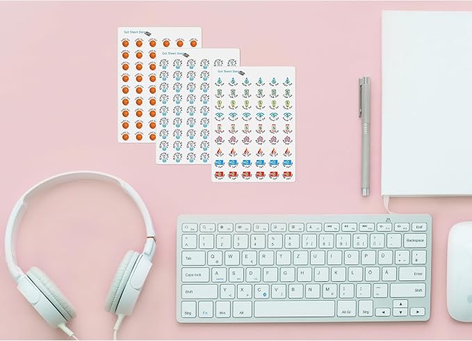 Change Filter Planner Stickers / 54 Fun Vinyl Stickers / AC Furnace HVAC - Image 9