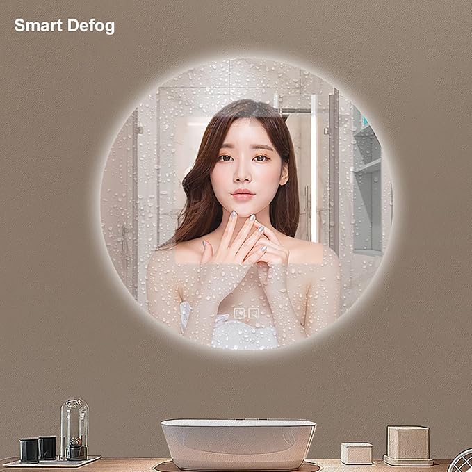 Led Mirror for Bathroom, Bathroom Mirrors for Vanity, Shatter-Proof, - Image 4