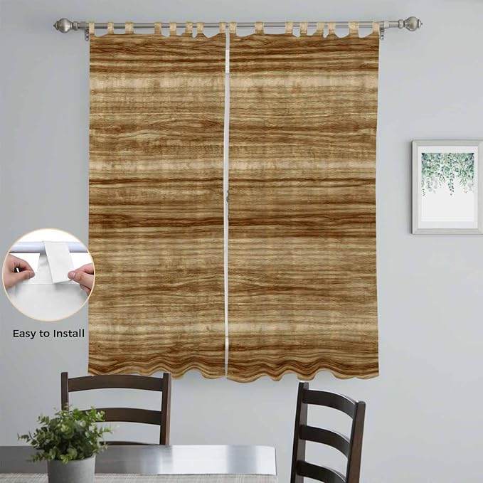 Vintage Western Living Room Curtains 84 Inch Length, Window Curtains Tab Top - Image 4