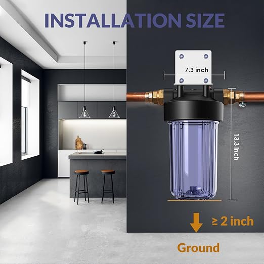 SimPure Whole House Water Big Filter Housing, Sediment Water Filter System - Image 4