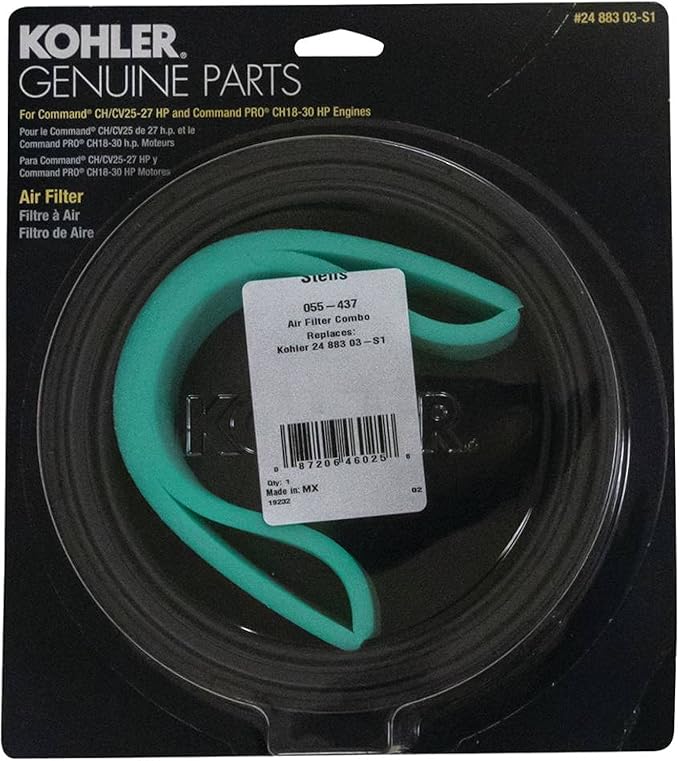 Stens 055-437 Air Filter Combo, Kohler 24 883 03-S1 - Image 2