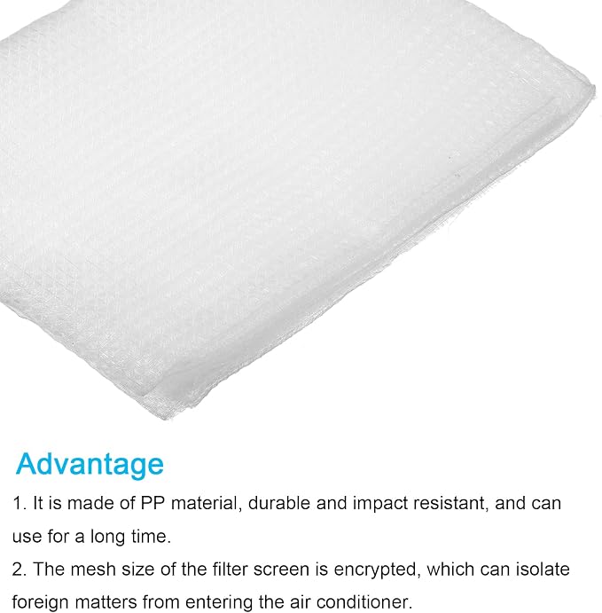 PATIKIL 47" x 39" Air Conditioner Air Filter Material, Plastic Dustproof - Image 4