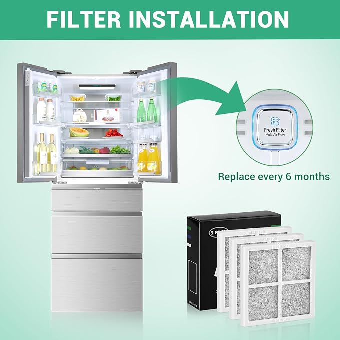 LG LT120F & Kenmore 46-9918 Refrigerator Air Filter Replacement, Easy Install - Image 6