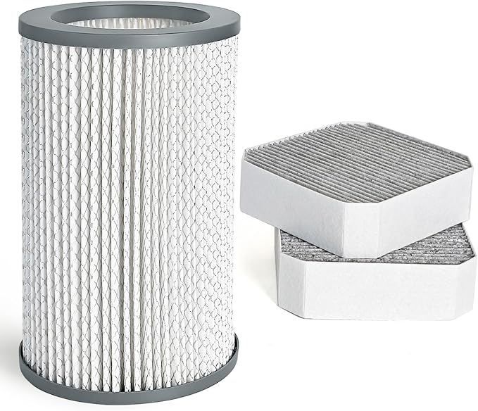 3 Pack Air Replacement Filters Set Compatible by Jusfoouo