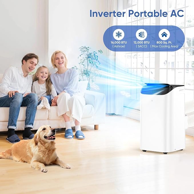 16, 000 BTU Inverter Portable Air Conditioner - Image 3