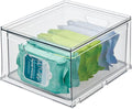 iDesign Clear Plastic Storage Drawer, Stackable Organizer for Bathroom Counter, Vanity, or Under-Sink