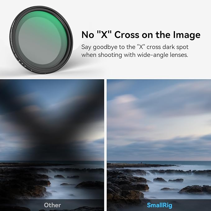 SmallRig 52mm Magnetic Variable ND Filter ND2-ND32 No X Cross HD Optical Glass - Image 5