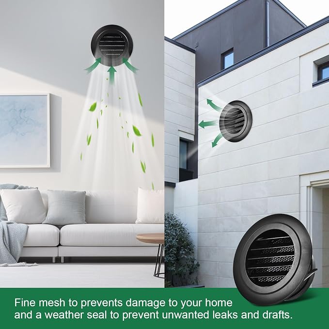 Soffit Vents 6 Inch, Round Exhaust Air Vent Cover - Image 6