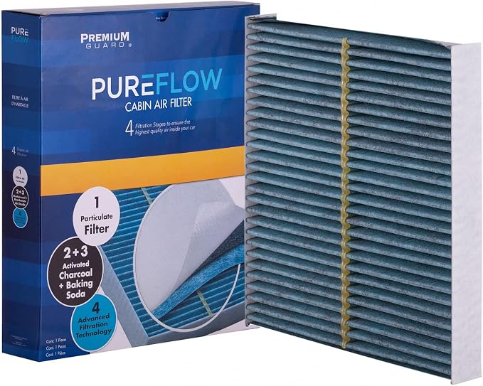 PureFlow Cabin Air Filter PC4479X | Fits 2022-2025 Nissan Frontier, 2017-2024 by PremiumGuard