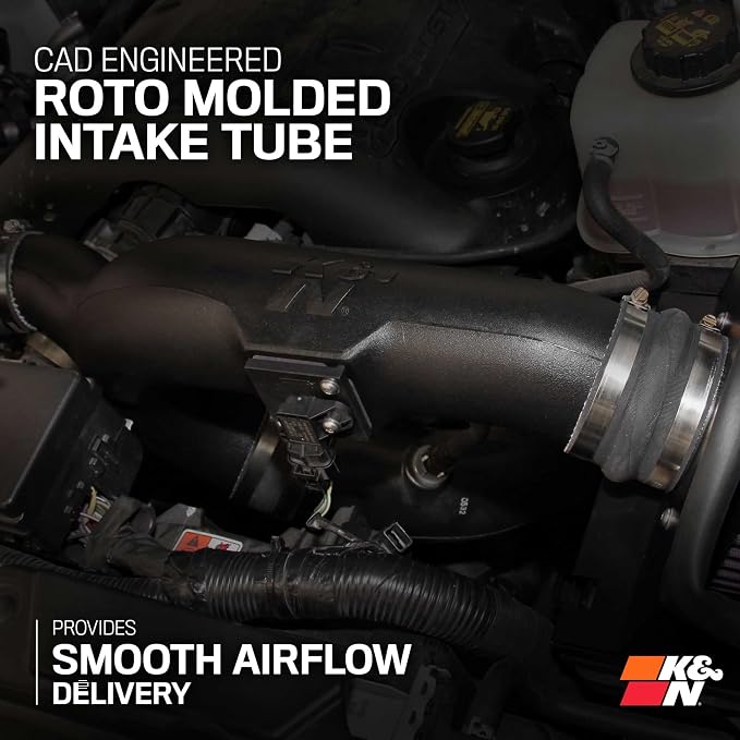 K&N Cold Air Intake System: High-Flow Air Filter, Increase Performance & - Image 5