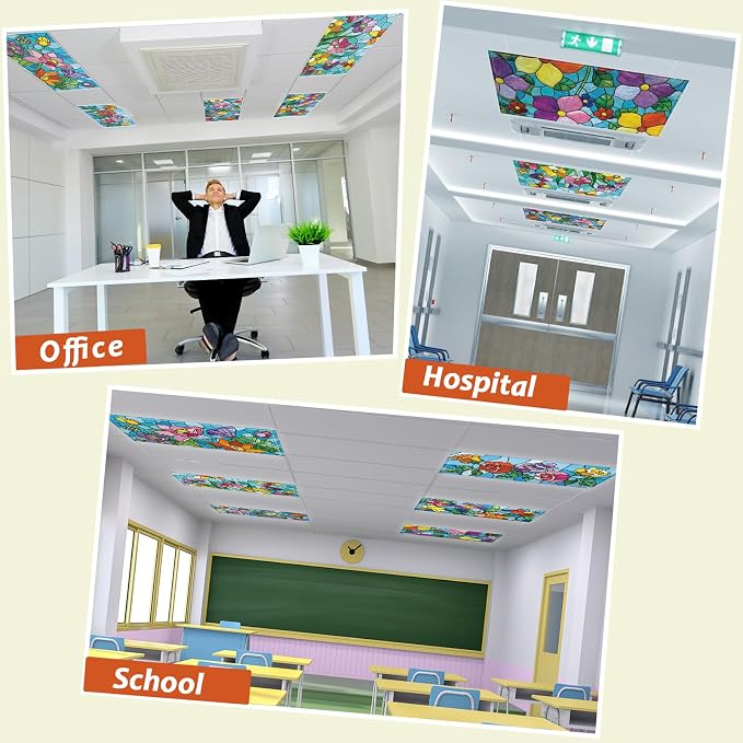 8Pcs Fluorescent Light Covers - Image 5