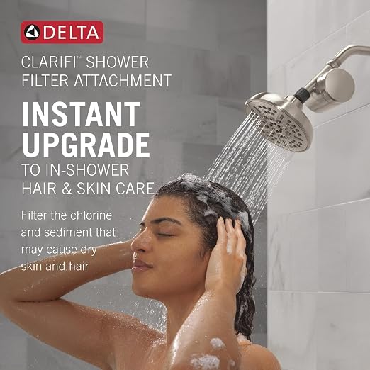 Delta Faucet Clarifi Standard Shower Filter Attachment Satin Nickel - Image 2