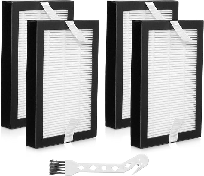 4 Pack EF-12 62731 52731 HEPA Media Vacuum Exhaust Air Filters by Tyhocent