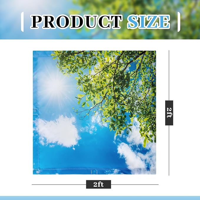 VIHOSE 4 Pcs 2 x 2 Feet Fluorescent Light Covers - Image 2