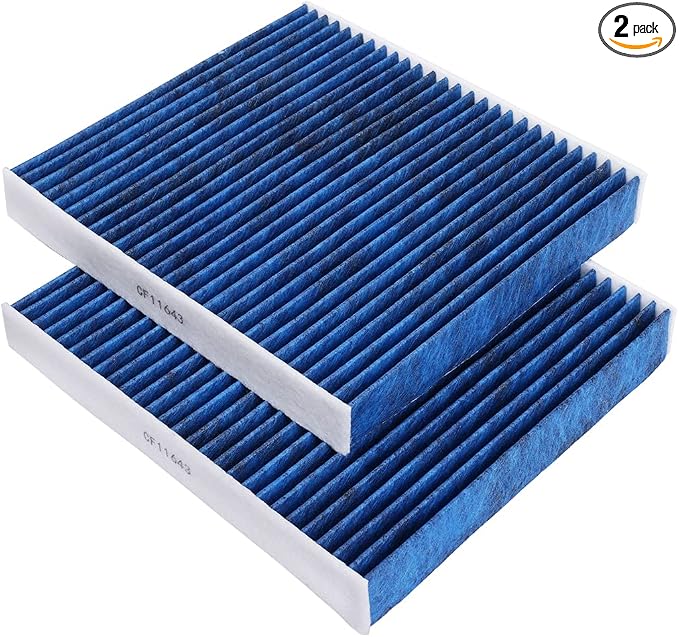 2-Pack HEPA Cabin Air Filter Fits by Forccord
