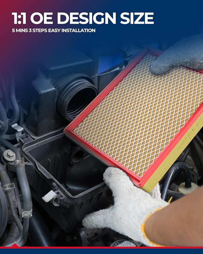 KAX Engine Air Filter, CA11050 Replacement - Image 7