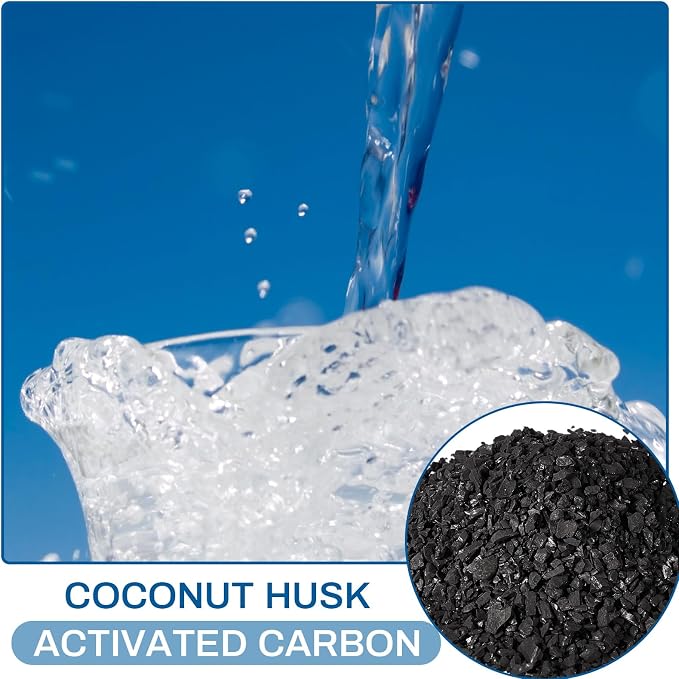 Timgle Bulk Water Air Filter Activated Charcoal Coconut Hull Granular Activated - Image 4