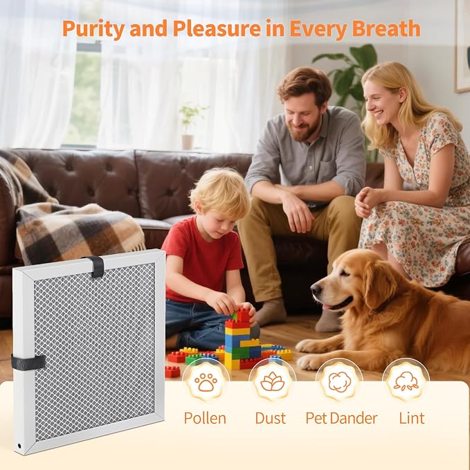 2-Pack 12x12x1 MERV 8 Reusable & Washable Electrostatic Air Filters - Image 7